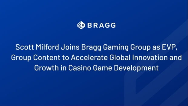 Bragg Gaming Group nomeia Scott Milford como novo Vice-Presidente Executivo de Conteúdo